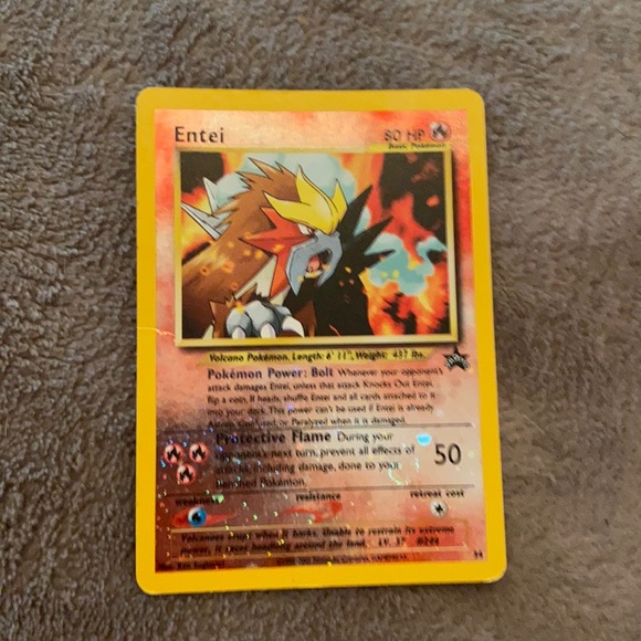 Entei Pokmon card